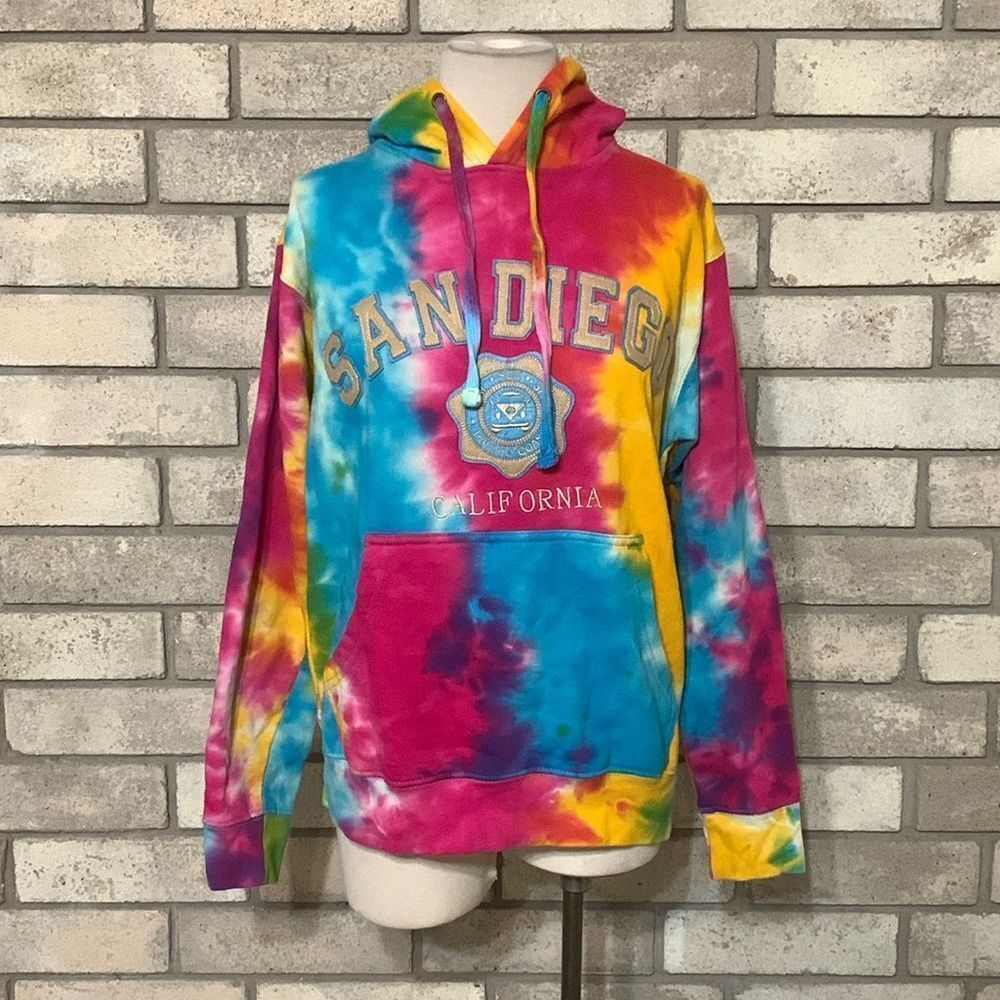 3for$20 hoodie sweater tie dye San Diego California small